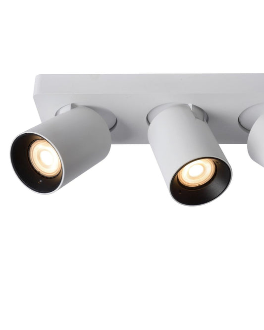 Plafondspot Nigel wit 3-lichts Incl. 3x GU10