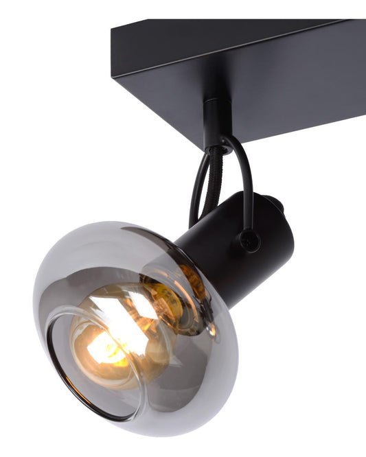 Plafondspot Madee smoke 3-lichts E14