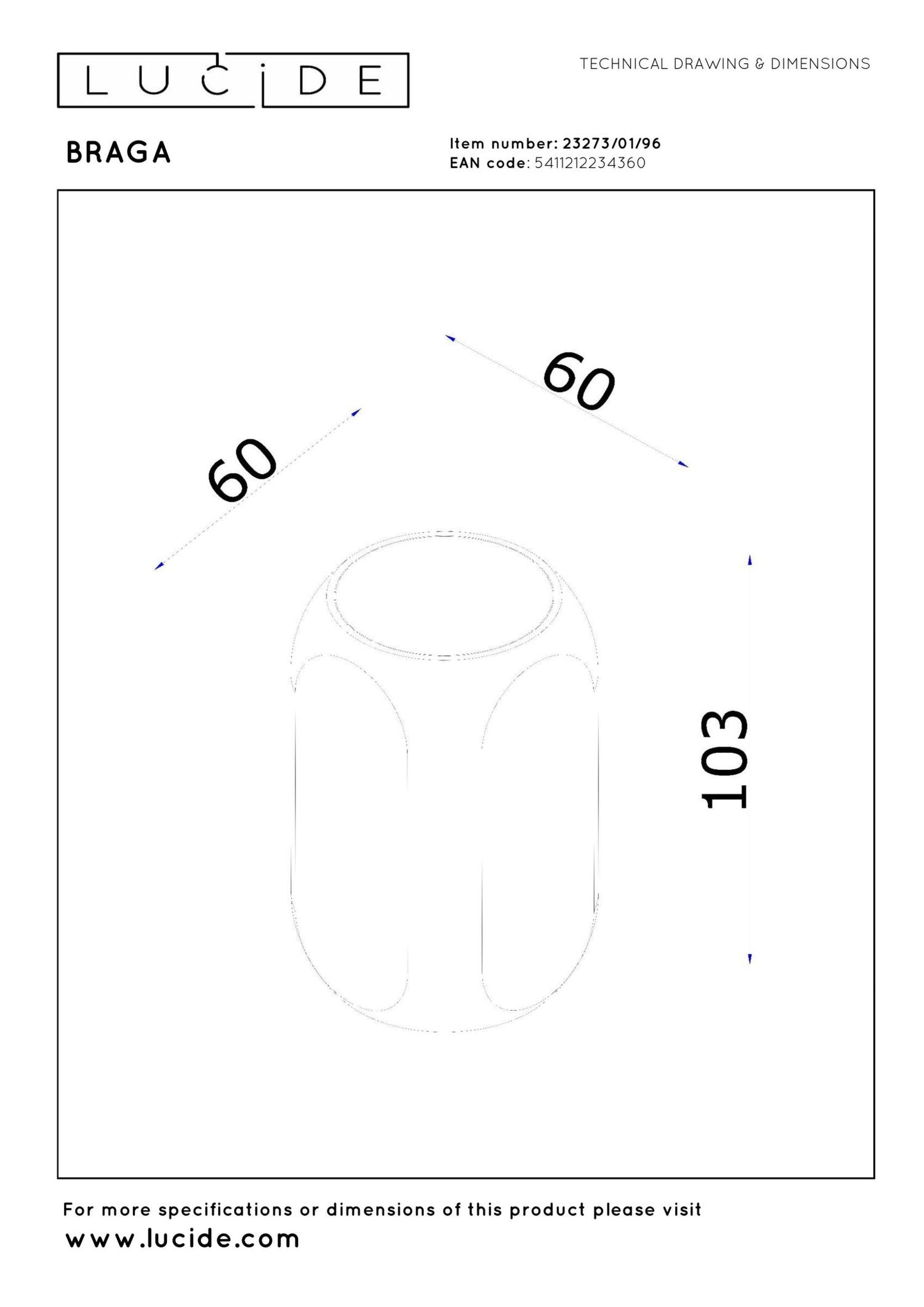Wandlamp koffie downlighter