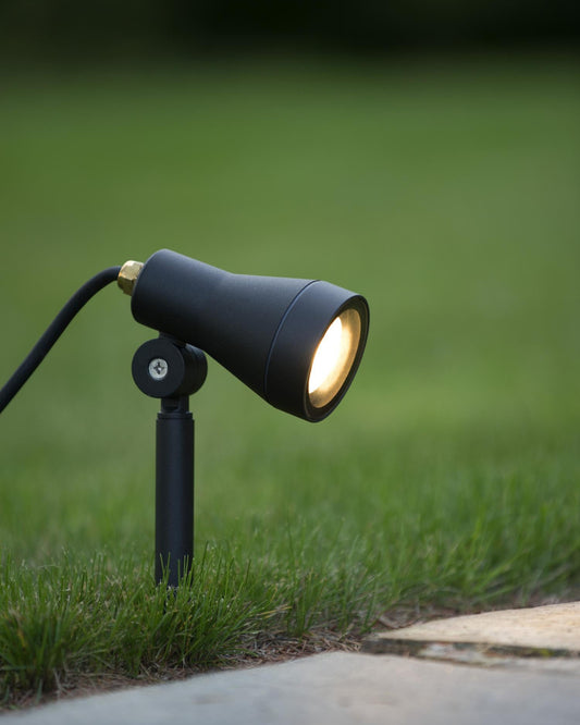 !!ACTIE!! Prikspot buiten Spike zwart incl. GU10
