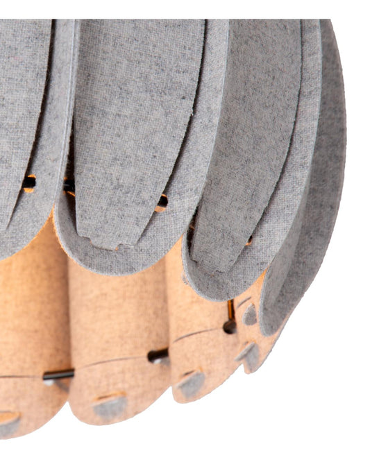 Plafondlamp Spencer grijs E27