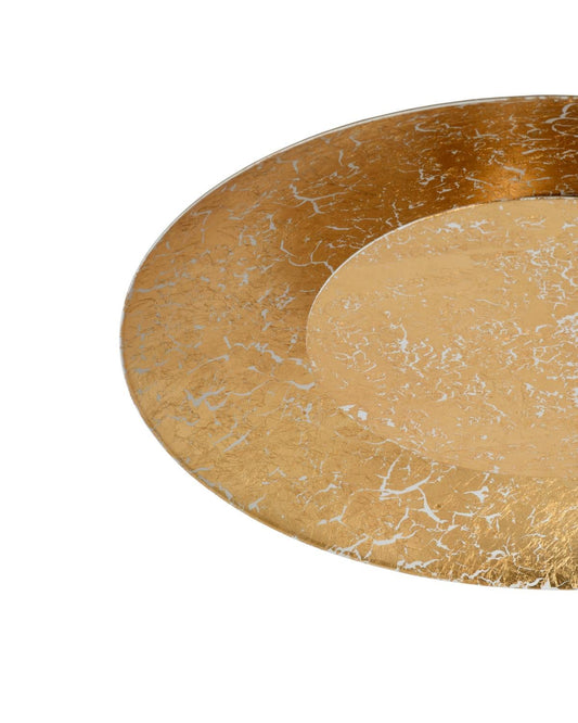 Plafondlamp Foskal bladgoud incl. LED