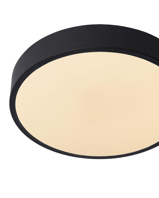 Plafondlamp Unar zwart S incl. LED 3-standen