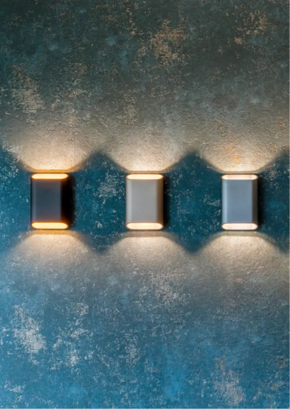 Wandlamp ovaal brons groot 27WL Diaz-L BG