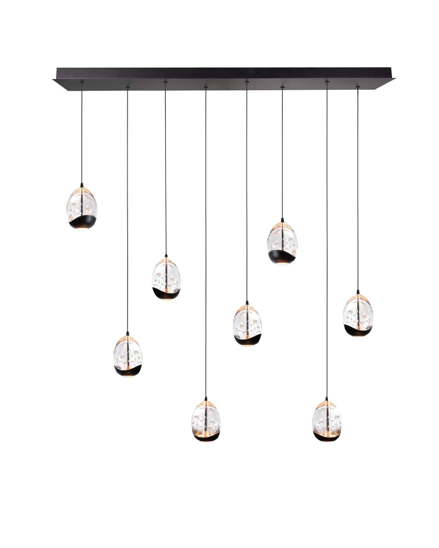 Hanglamp Egg helder 8-lichts