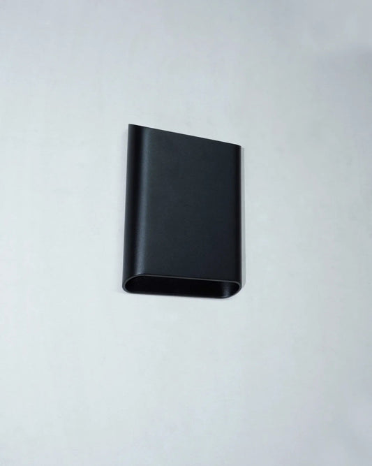 Wandlamp ovaal zwart groot 27WL Diaz-L ZW