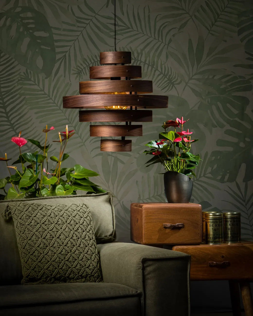 Hanglamp Walnut