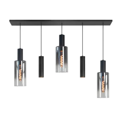 Hanglamp Perugia zwart 5L
