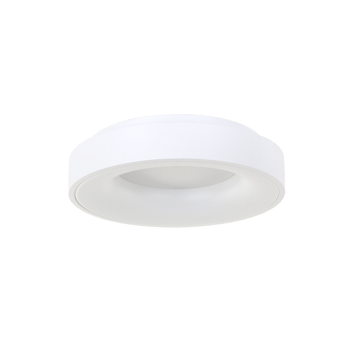 3086W Plafondlamp Ringlede Wit Ã30cm