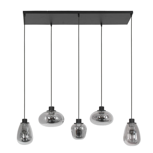 3078ZW Hanglamp Reflexion Zwart E27 fitting 100cm breed