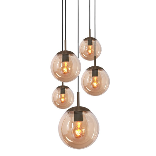 2730CA Hanglamp Bollique , cacao designlamp voor de vide