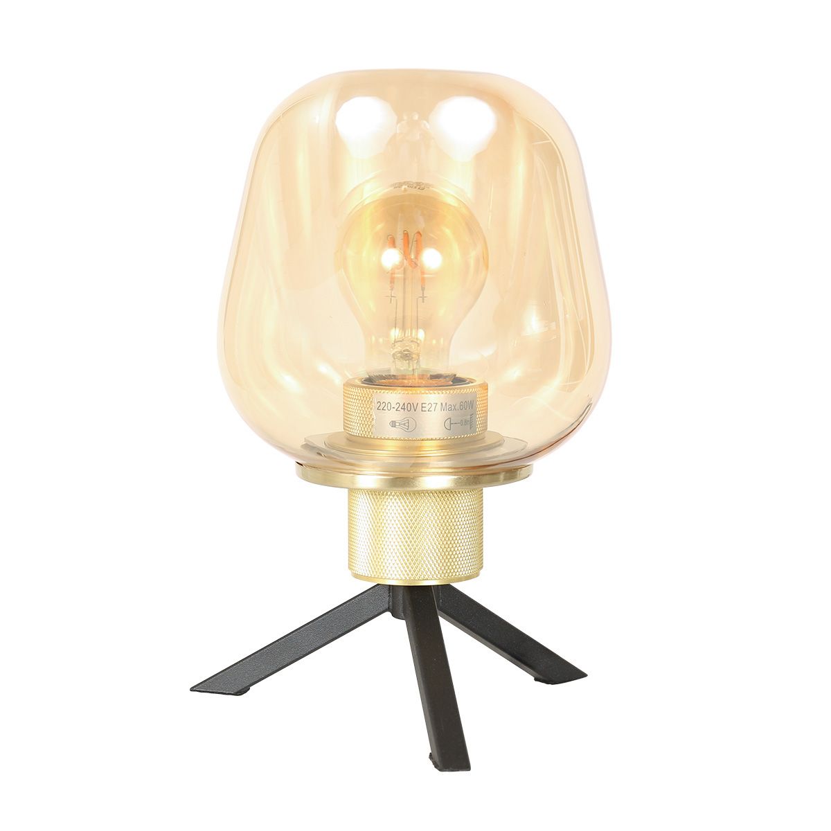 2683ME Tafellamp Reflexion Messing 23cm hoog E27 fitting