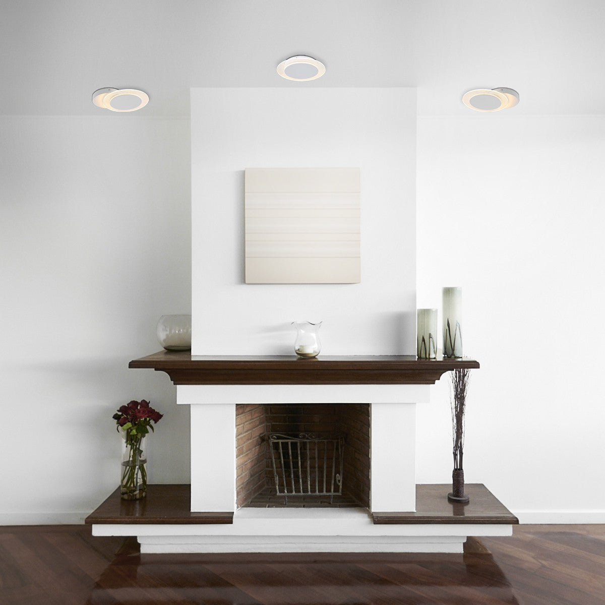 2564W Wandlamp Lido Wit Ã17cm 700 Lumen draaibaar