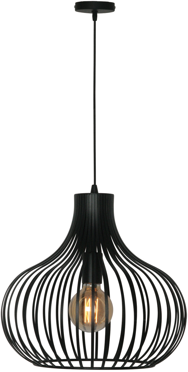 Hanglamp Open Zwart 38cm 30H7841Z VOL Verlichting