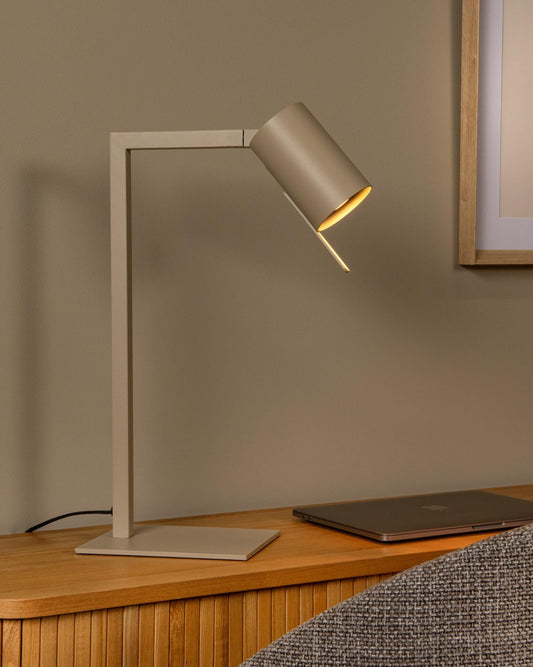 Bureaulamp Lesley zand GU10