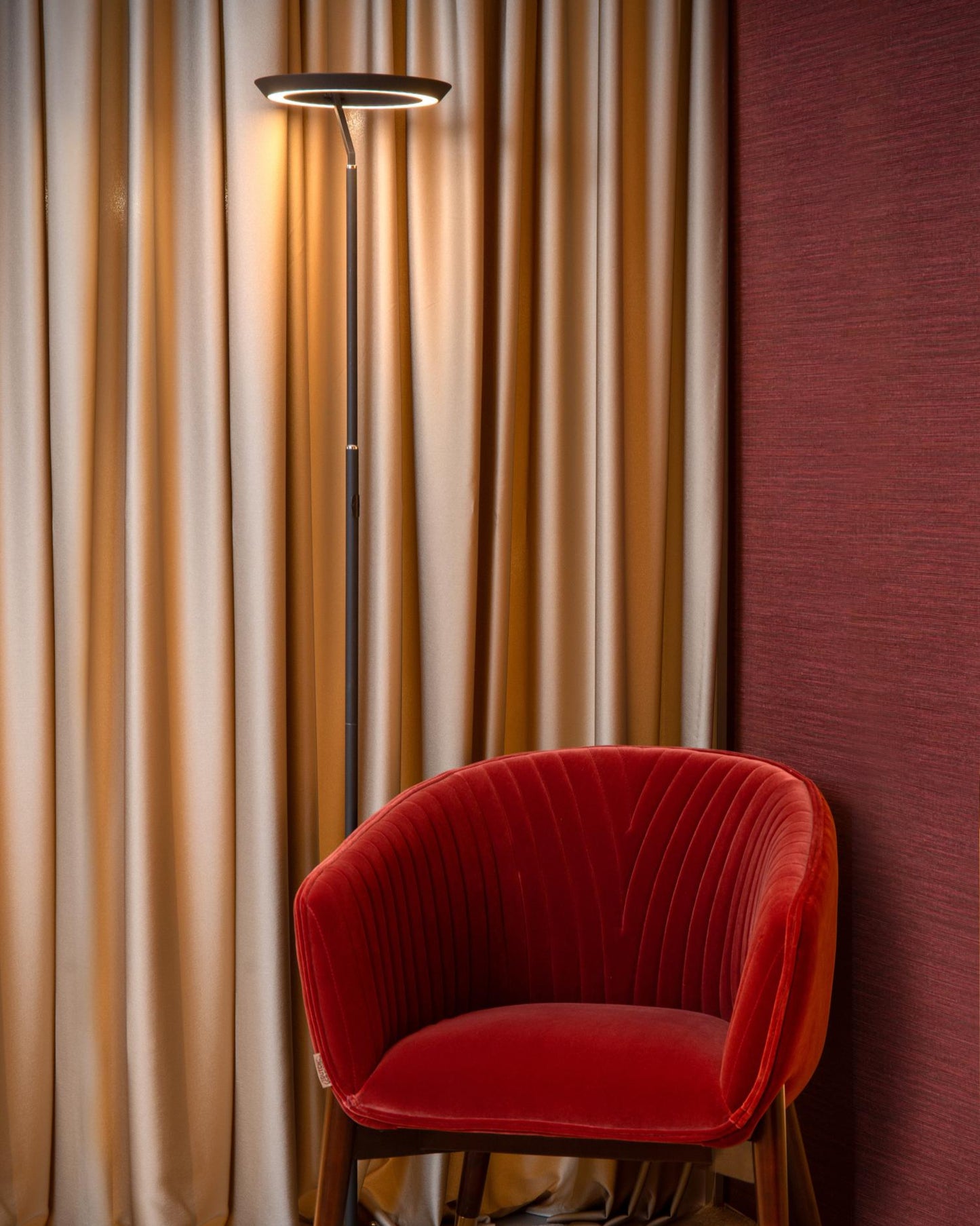 Vloerlamp Celeste zwart incl. LED