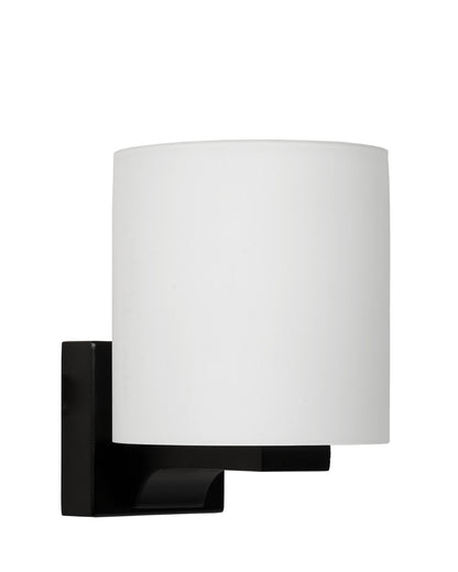 Wandlamp Badkamer Jenno Zwart/opaal