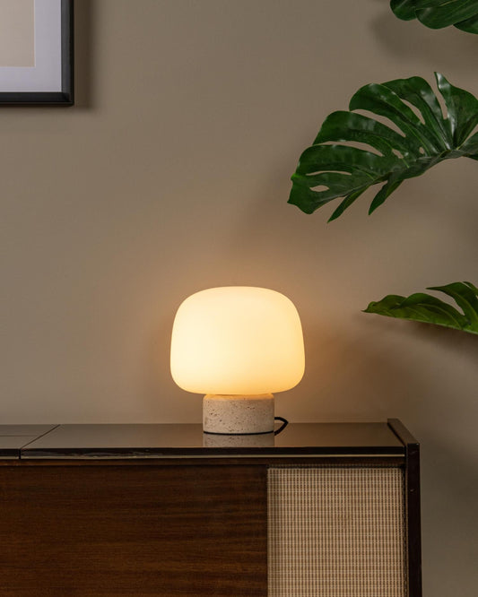 Tafellamp Travetin 1x E14