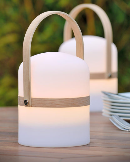 Tafellamp buiten oplaadbaar naturel