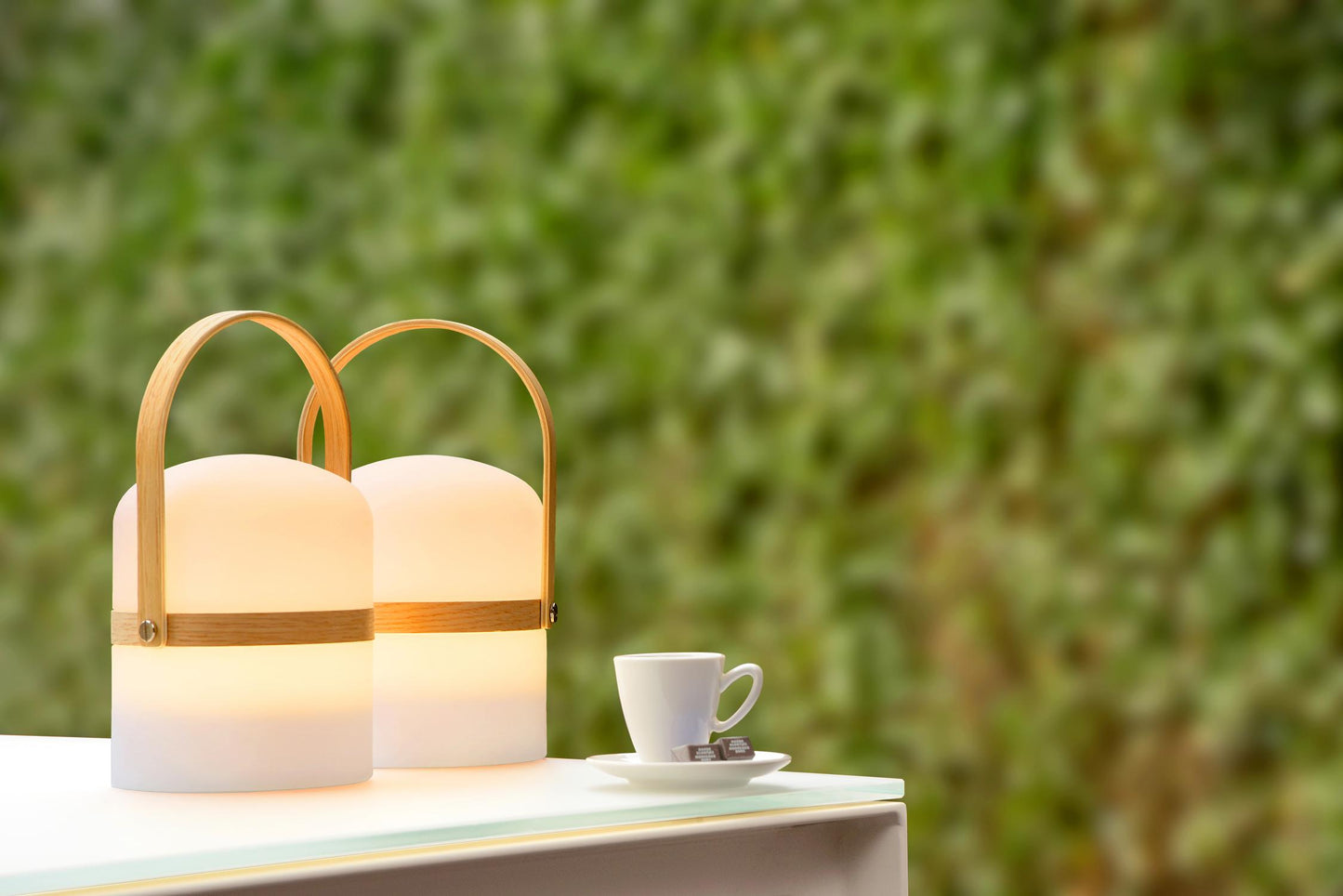 Tafellamp buiten oplaadbaar naturel