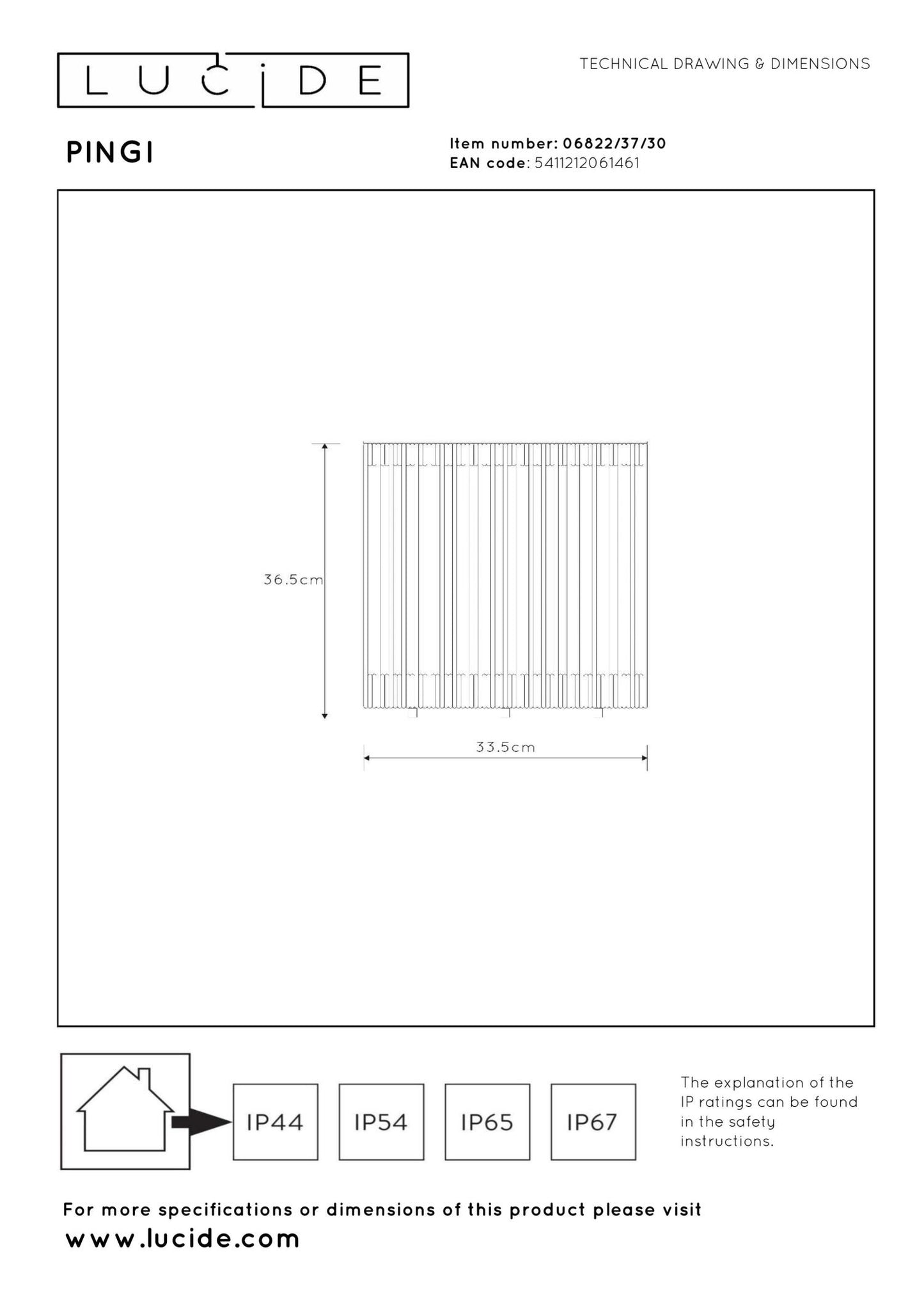 Bijzettafel Led zwart S