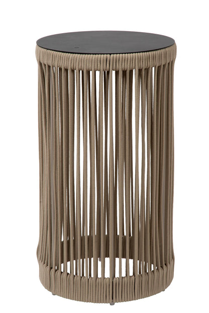 Bijzettafel Led taupe L