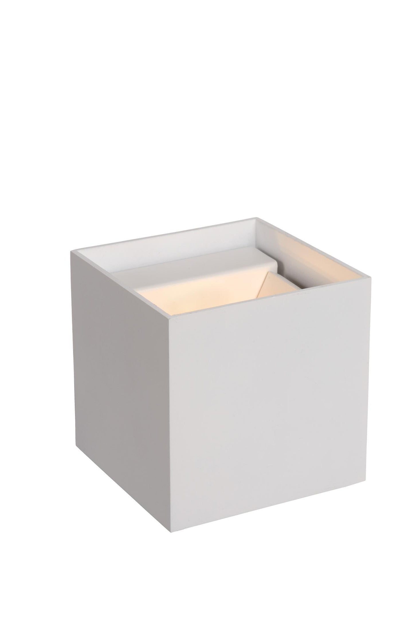 Wandlamp XIO wit vierkant incl. Led