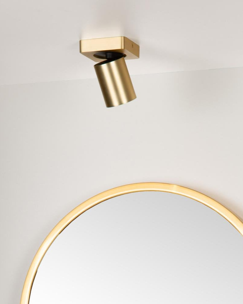 Plafondspot Nigel messing incl. Led