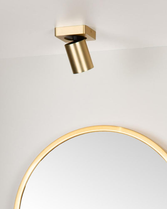 Plafondspot Nigel messing incl. Led