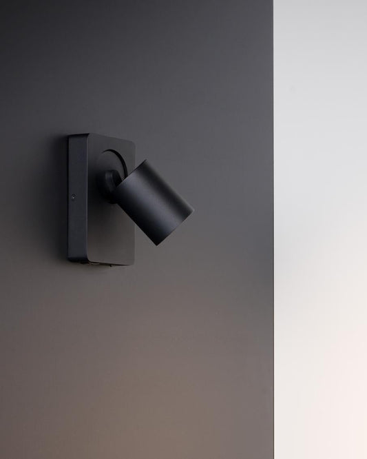 Wandlamp Nigel zwart incl. Led