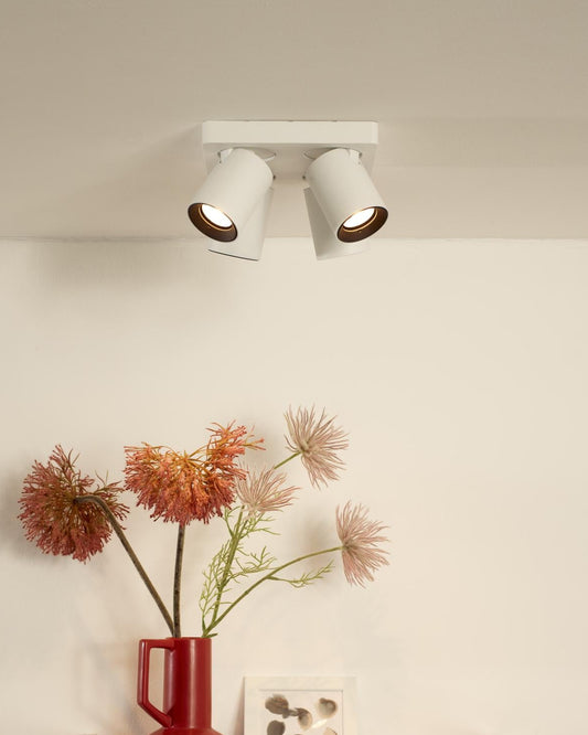 Plafondspot Nigel wit 4-lichts Incl. 4x GU10