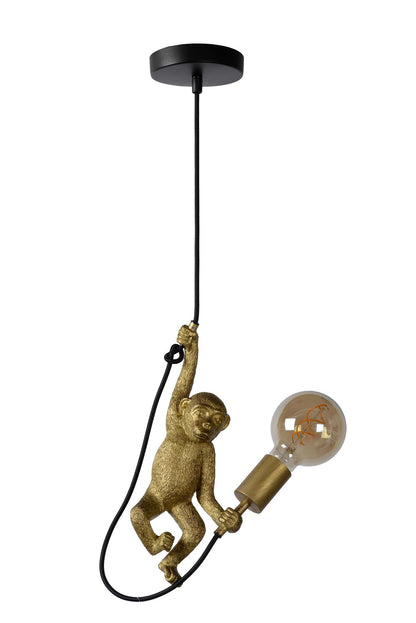 Hanglamp Chimp goud E27