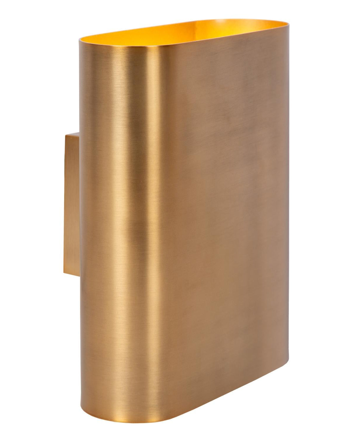 Wandlamp Ovalis messing 2xE14