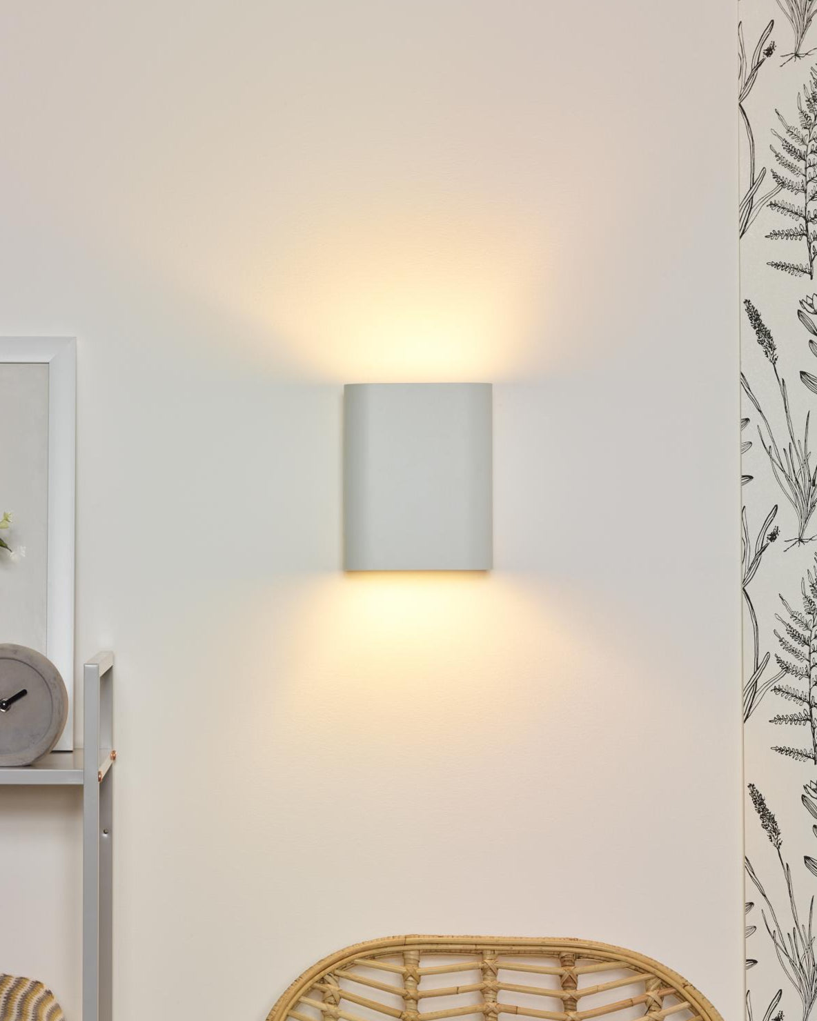 Wandlamp Ovalis wit 2xE14