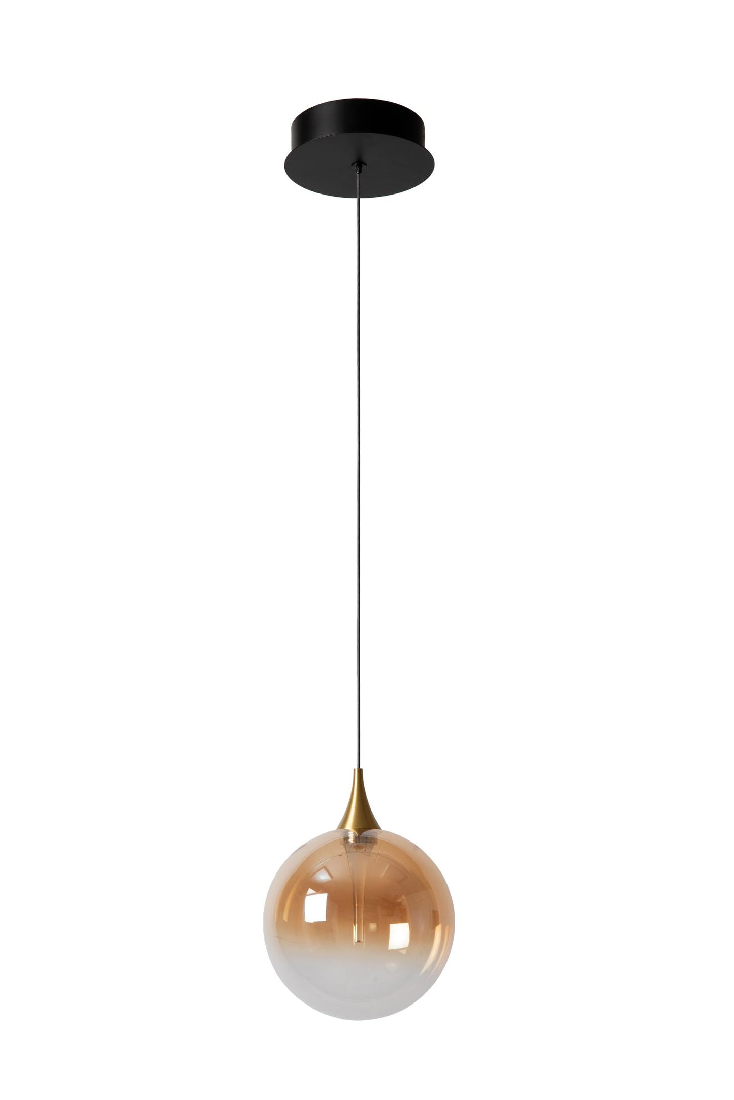 Hanglamp Gisela amber 1-lichts incl. LED