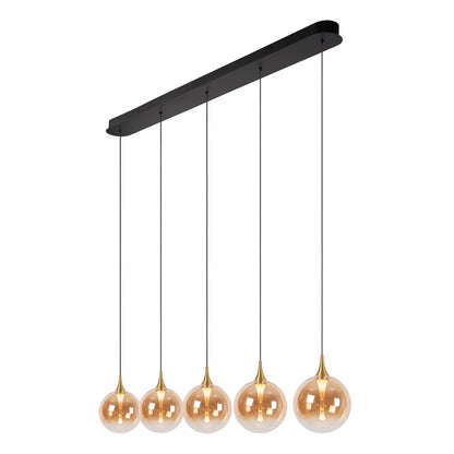 Hanglamp Gisela 5-lichts recht incl. LED