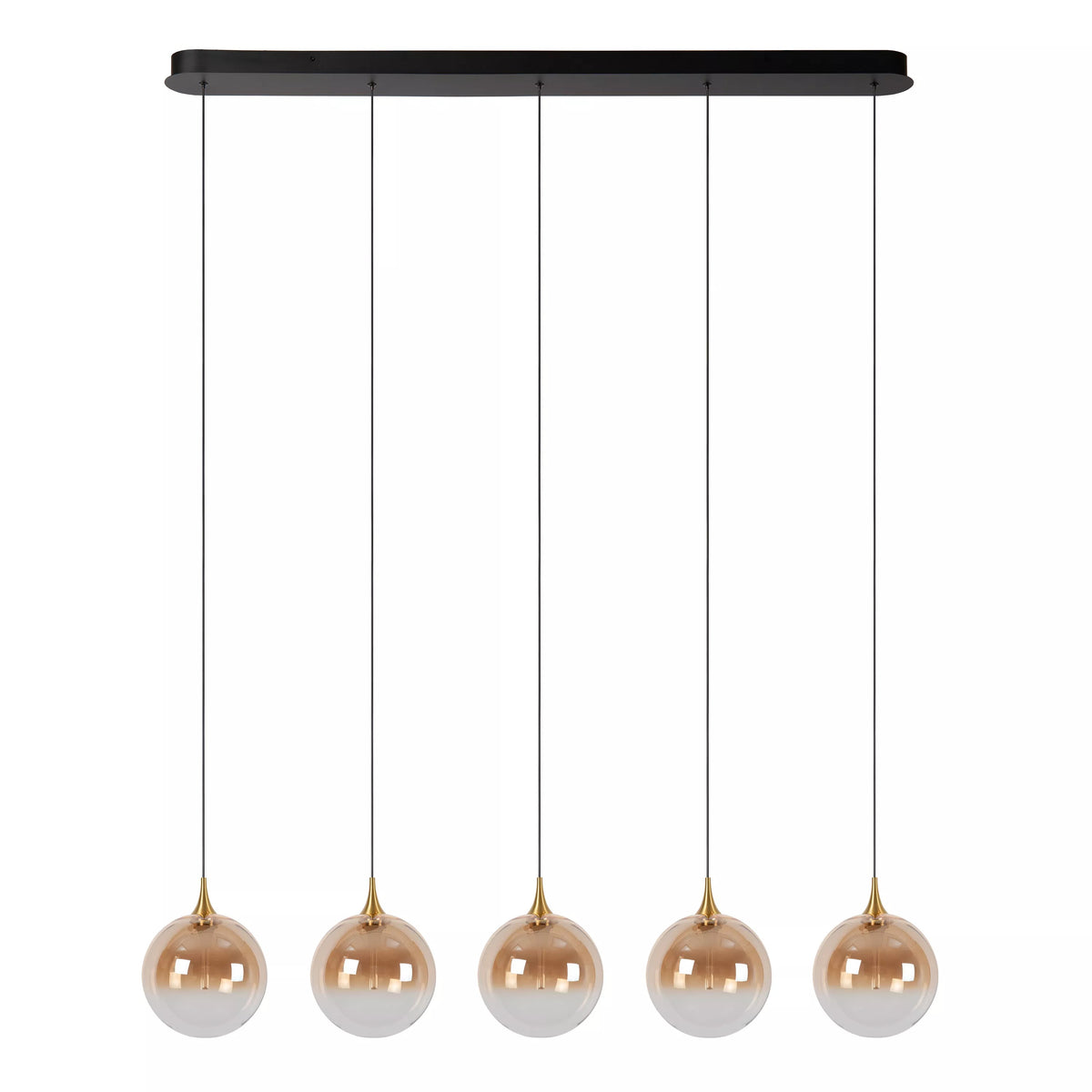 Hanglamp Gisela 5-lichts recht incl. LED
