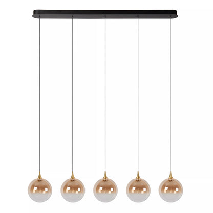 Hanglamp Gisela 5-lichts recht incl. LED