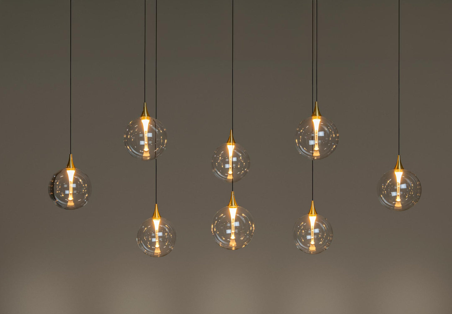 Hanglamp Gisela helder 8-lichts incl. LED