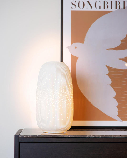 Tafellamp Flores porselein M E14