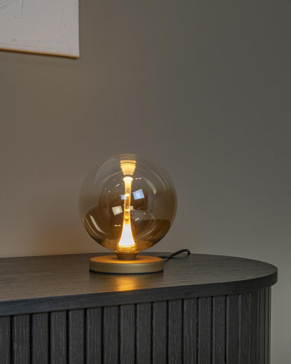 Tafellamp Gisela amber incl. LED