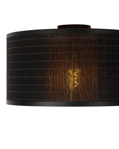 Plafondlamp Tagalog zwart-goud 40cm E27