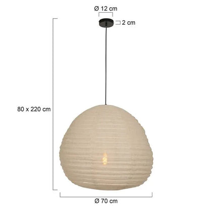 Hanglamp linnen E27 252136B