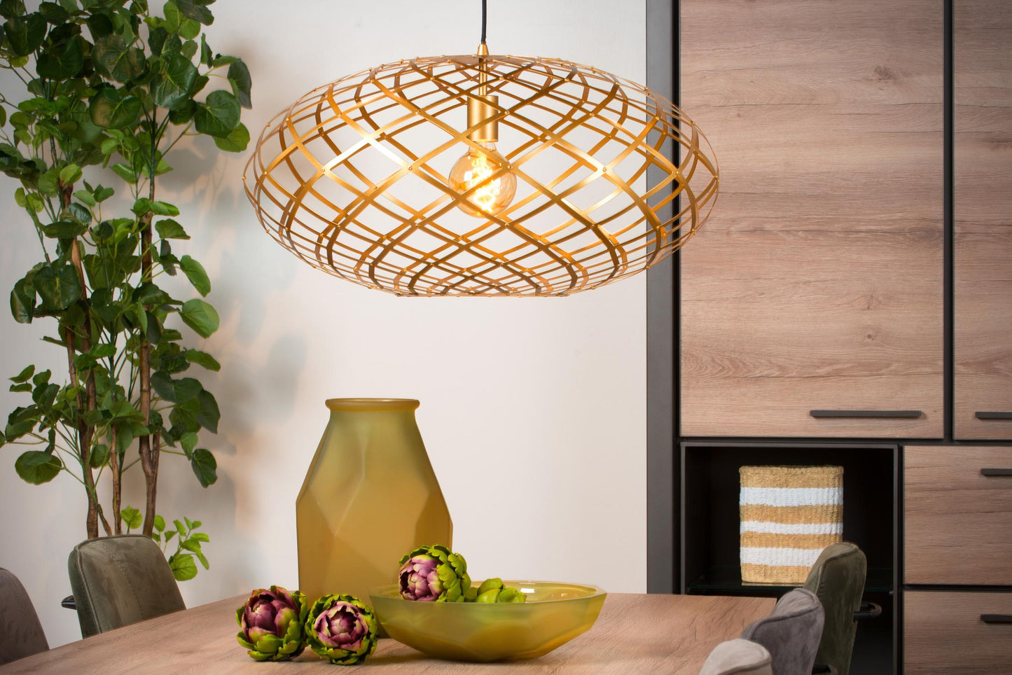 Hanglamp Wolfram goud 65cm E27