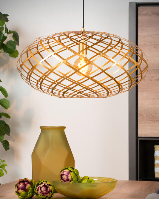 Hanglamp Wolfram goud 65cm E27