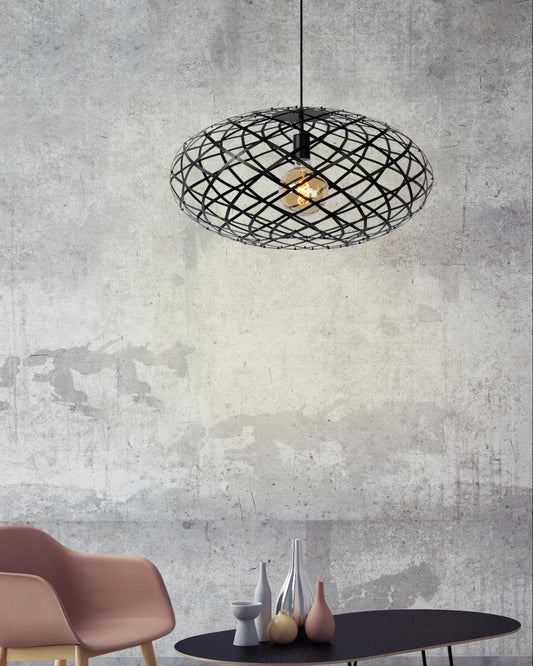 Hanglamp Wolfram zwart 65cm E27