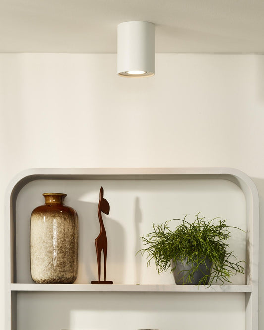 Plafondspot Tube rond wit GU10