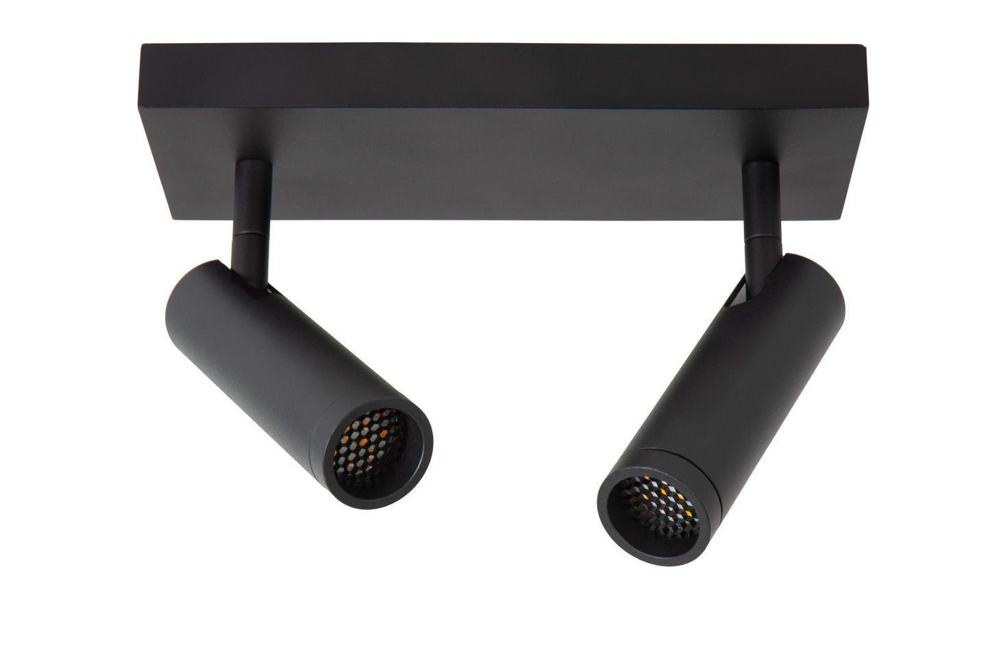 Plafondspot 2xGU10 Zwart