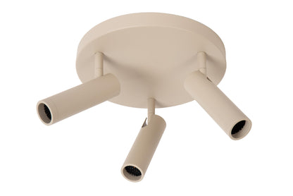 Plafondspot 3x Gu10 Taupe