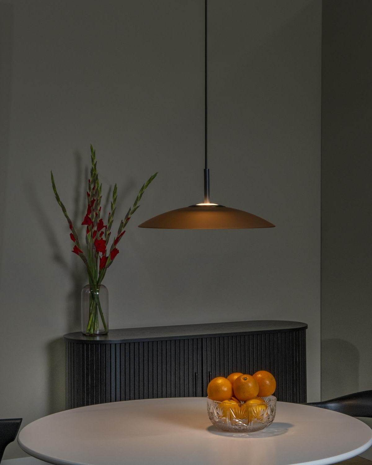 Hanglamp Menga 40cm bruin incl. LED